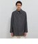 【LEON掲載】【100％ WOOL MADE DENIM】ステンカラーデニムコート