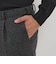 【Adjustable Fit】ネップツイードストレッチスラックス