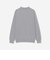 シルクコットンドレスニット長袖ポロシャツ