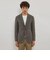 【WEB・一部店舗限定】ループグレンチェックジャケット