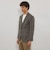 【WEB・一部店舗限定】ループグレンチェックジャケット