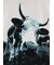 "Monochrome Cow" ニット