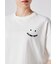 ウィメンズ "Happy" クロップド 半袖Tシャツ