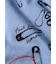 ウィメンズ "Safty pins" 半袖Tシャツ