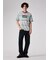 Paul Smith × Oasis ストライプ＆ロゴ Tシャツ