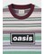 Paul Smith × Oasis ストライプ＆ロゴ Tシャツ