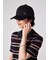 ウィメンズ "Sports Stripe Zebra" ワンポイント ベースキャップ