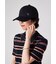 ウィメンズ "Sports Stripe Zebra" ワンポイント ベースキャップ