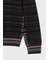 "Signature Stripe" ロールネック ニット