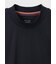 ソリッドカラー モックネック Tシャツ