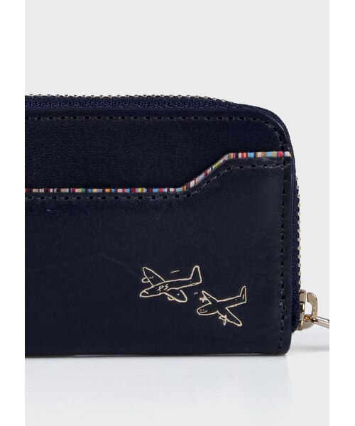Paul Smith ベジタン ペンケース ネイビー　定価17,600円 ベジタン ペンケース｜ポール・スミスバッグのアウトレット通販｜三井