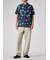 "Luminescent Floral" 半袖シャツ