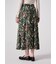 ウィメンズ "Number Floral" ギャザースカート