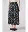 ウィメンズ "Number Floral" ギャザースカート