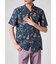 "Faded Floral" オープンカラーシャツ