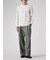 "Cropped logo" 長袖Tシャツ