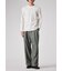 "Cropped logo" 長袖Tシャツ