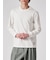 "Cropped logo" 長袖Tシャツ