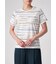 ウィメンズ "Signature Pinstripe" 半袖Tシャツ