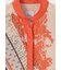 ウィメンズ "Travel Scarf" スタンドカラー シャツ