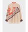 ウィメンズ "Travel Scarf" スタンドカラー シャツ