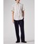 "Signature Pinstripe" 半袖シャツ
