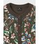 ウィメンズ "Number Floral" コンビ カーディガン