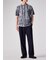 "Cut Stripe" オールオーバー Tシャツ