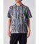 "Cut Stripe" オールオーバー Tシャツ