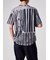"Cut Stripe" オールオーバー Tシャツ