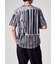 "Cut Stripe" オールオーバー Tシャツ