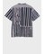 "Cut Stripe" オールオーバー Tシャツ
