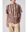 "Cut Stripe" オールオーバー Tシャツ
