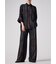ウィメンズ "Signature Pinstripe" シルク ブラウス