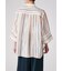 ウィメンズ "Signature Pinstripe" シルク ブラウス