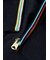 "Signature Stripe" ジップアップ ニット