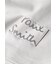 "Cropped Logo" モックネック長袖Tシャツ