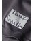 "Cropped Logo" モックネック長袖Tシャツ
