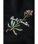 "Flower Embroidery" クルーネック スウェット
