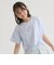 アソート柄レースアップ半袖Tシャツ