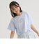 アソート柄レースアップ半袖Tシャツ