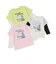 メッシュ袖切替ドッキングビッグTシャツ