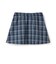 チェックフロントプリーツスカート
