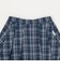 チェックフロントプリーツスカート
