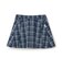 チェックフロントプリーツスカート
