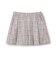 チェックフロントプリーツスカート