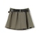 ベルトつきプリーツミニスカート
