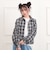 【セットアイテム】起毛チェックシャツ＋ロンT