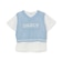 【洗える】メッシュニットベスト＋半袖Tシャツ