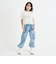 【洗える】メッシュニットベスト＋半袖Tシャツ